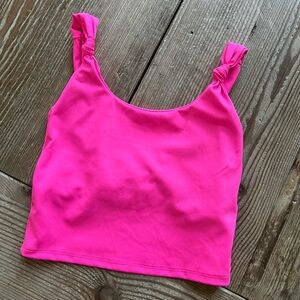 Five dancewear pink crop top size CXL